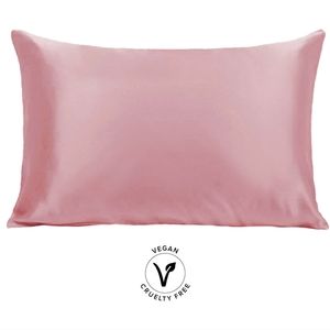 VEGAN PILLOW CASE in Blush / size Standard